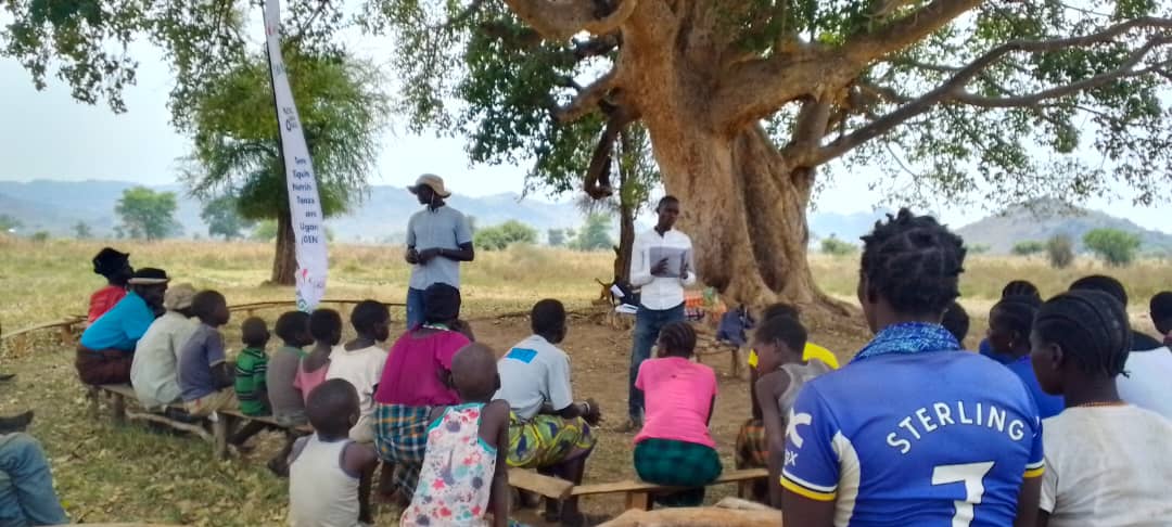 Farmers with improved crops